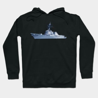 Destroyer - USS John S McCain -  Ship only wo Txt Hoodie